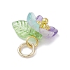 Transparent Resin & Acrylic Pendants PALLOY-JF04358-5