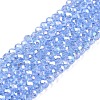 Electroplate Glass Beads Strands LS-EGLA-A044-T1mm-B14-1