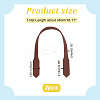 PU Imitation Leather Sew on Bag Straps FIND-WH0110-495C-2