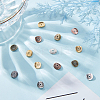 320Pcs 8 Colors Tibetan Style Wavy Spacer Beads TIBEP-PH0001-45-2