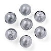 Transparent Blow High Borosilicate Glass Globe Beads X-GLAA-T003-09G-3