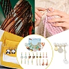 Sakura Flower/Star/Puffed Heart Pendant Stitch Markers HJEW-AB00484-6