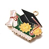 Alloy Enamel Pendants ENAM-D302-02KCG-04A-2