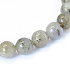 Natural Labradorite Round Bead Strands LS-G-E334-4mm-19-2