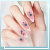 3Pcs Flower ABS Plastic Self Adhesive Nail Art Stickers MRMJ-SP0001-23-4