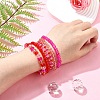 500Pcs Valentine's Day Glass Beads GLAA-YWC0004-04-7