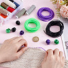 15M 3 Colors Hollow Pipe PVC Tubular Synthetic Rubber Cord RCOR-NB0001-04A-3
