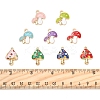 36Pcs 9 Styles Autumn Theme Alloy Enamel Pendants ENAM-FS0002-95-5