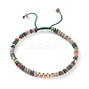 Natural Indian Agate Braided Bead Bracelets BJEW-O175-C08-1