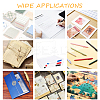 3 Pcs 3 Colors Portable Transparent Plastic A4 File Box CON-PH0002-28B-3