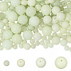 100Pcs 4 Styles Luminous Round Glass Beads GGLA-SC0001-20A-6