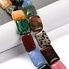 Natural & Synthetic Mixed Stone Beads Strands G-T047-B14-01-2