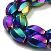 Synthetic Non-magnetic Hematite Beads Strands G-P545-G02-01B-3