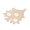 Brass Etched Metal Embellishments Pendants KK-Z058-07KCG-2