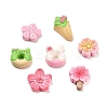 Opaque Resin Imitation Food Cabochons X1-RESI-F045-03M-2