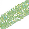 Electroplate Glass Beads Strands EGLA-Q103-A02-1