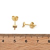 Key 925 Sterling Silver Micro Pave Clear Cubic Zirconia Stud Earrings for Women EJEW-K307-03B-G-5