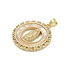 Rack Plated Brass Pendant KK-P270-05D-G-2