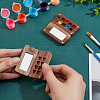 Black Walnut Wood Watercolor Paints Palette Box AJEW-WH0504-02-3