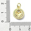 Brass Micro Pave Colorful Cubic Zirconia Pendants KK-H475-14G-06-3