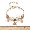 Alloy European Beads Charm Bracelets BJEW-F495-10G-3