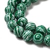 Synthetic Malachite Dyed Beads Strands G-P507-02A-01-4