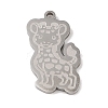 Non-Tarnish 201 Stainless Steel Pendants STAS-C095-18P-1