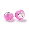 Pearlized Resin European Beads RESI-M001-01G-2