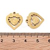 Ion Plating(IP) 304 Stainless Steel Pendants STAS-I309-09G-3