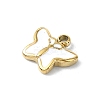 304 Stainless Steel White Enamel Charms STAS-L022-439G-02-2
