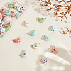 28Pcs 7 Colors Handmade Porcelain Beads PORC-GO0001-02-3