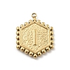 201 Stainless Steel Pendants STAS-R227-01J-G-1