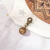 Brass Bell Pendant Decoration HJEW-JM02225-2