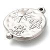 Anti-Tarnish 304 Stainless Steel Pendants STAS-I310-04P-2
