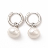 304 Stainless Steel Hoop Earring EJEW-C017-05P-1