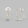 Iron Clip-on Earring Findingsfor Non-Pierced Ears X-EC141-S-2