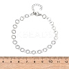 304 Stainless Steel Ring Link Chain Bracelets BJEW-P373-02A-P-5