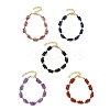 Natural Mixed Stone Grapes Beaded Bracelets for Women BJEW-JB14249-3