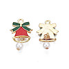 Rack Plating Alloy Enamel Pendants LS-X-ENAM-N055-153A-3