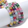 Dyed Natural Malaysia Jade Rondelle Beads Strands G-E316-2x4mm-67-1