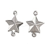 304 Stainless Steel Connector Charms STAS-L297-10P-1