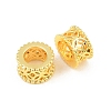 Brass European Beads KK-A292-03A-G-2