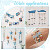 318Pcs Ocean Theme Spray Painted Wood Beads Sets WOOD-GO0001-21-5