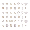 ABS Plastic Imitation Pearl Cabochons OACR-CJ0001-08-1