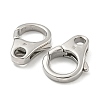 Non-Tarnish 304 Stainless Steel Lobster Claw Clasps STAS-O002-02P-2