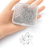 100Pcs 304 Stainless Steel French Hooks with Coil and Ball STAS-YW0001-59-3