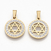 201 Stainless Steel Pendants STAS-N089-29G-1