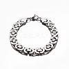 Tarnish Resistant 201 Stailess Steel Byzantine Chain Bracelets LS-BJEW-G469-12P-1