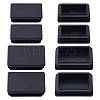 8Pcs 2 Style Plastic Furniture End Caps FIND-GF0005-28-1