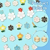 28Pcs 10 Styles Alloy Enamel Pendants ENAM-FS0002-16-3